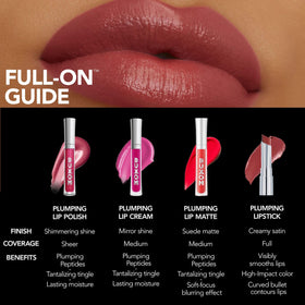 Buxom lifestyle usage on a vanity demonstrating everyday wear confidence benefit