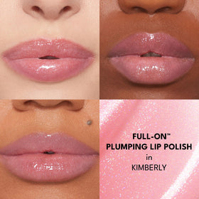 BUXOM swatch of Kimberly on skin highlighting pearlescent shimmer