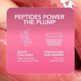 Buxom gloss held in hand to show compact size and travel-friendly convenience