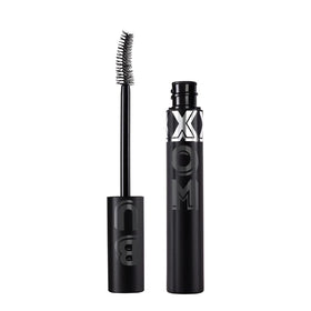 Buxom full-size mascara tube front view showing sleek packaging and bold color