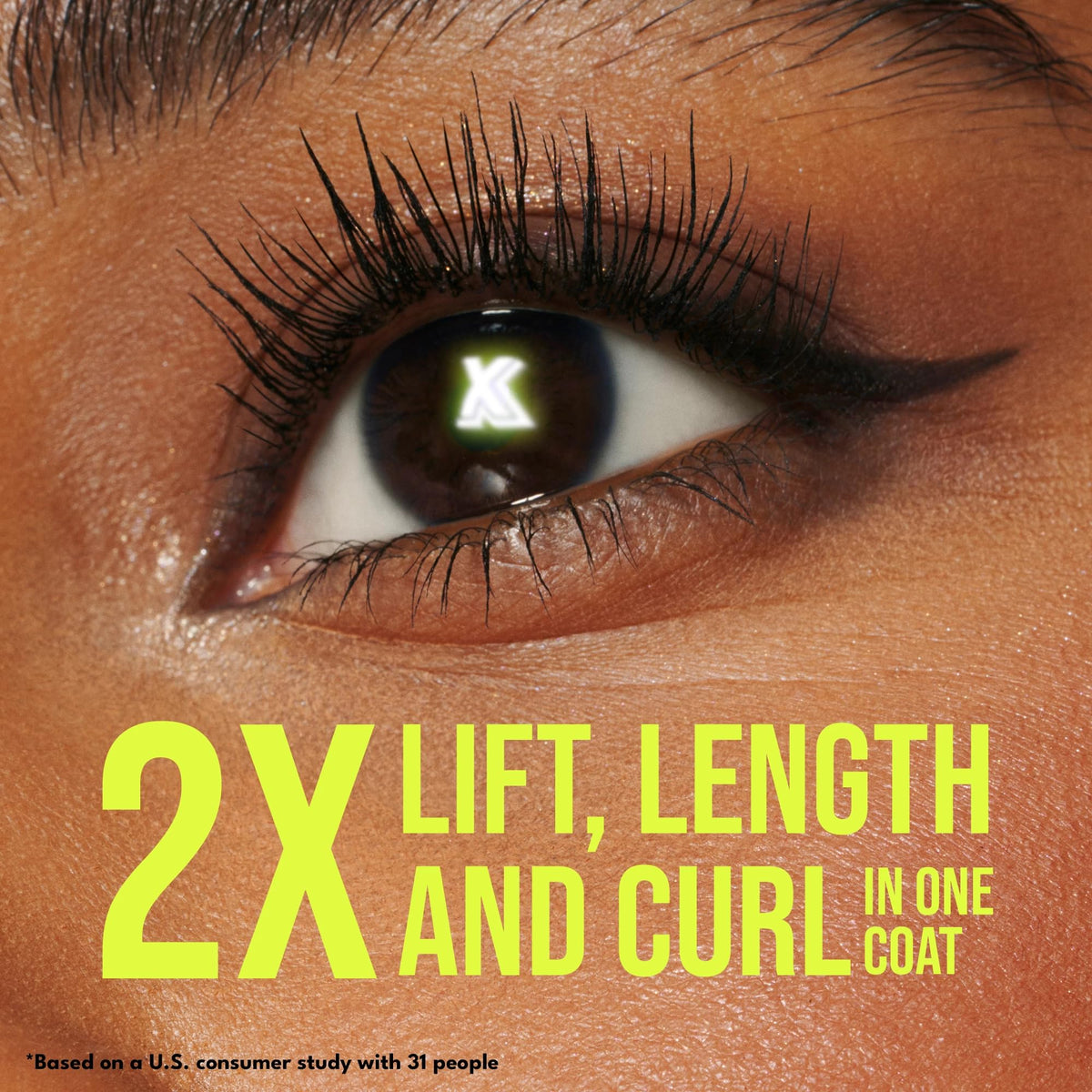 Buxom formula texture close-up illustrating micro-tube finish for durable hold