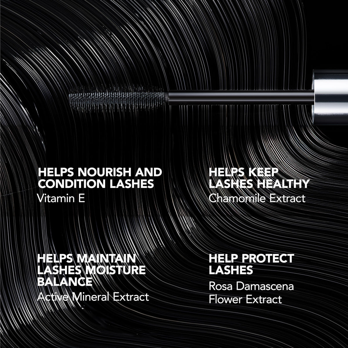 BUXOM open wand revealing product on brush for easy coating benefit