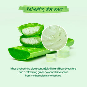 by.H product label close-up showing ingredient list and organic aloe claim