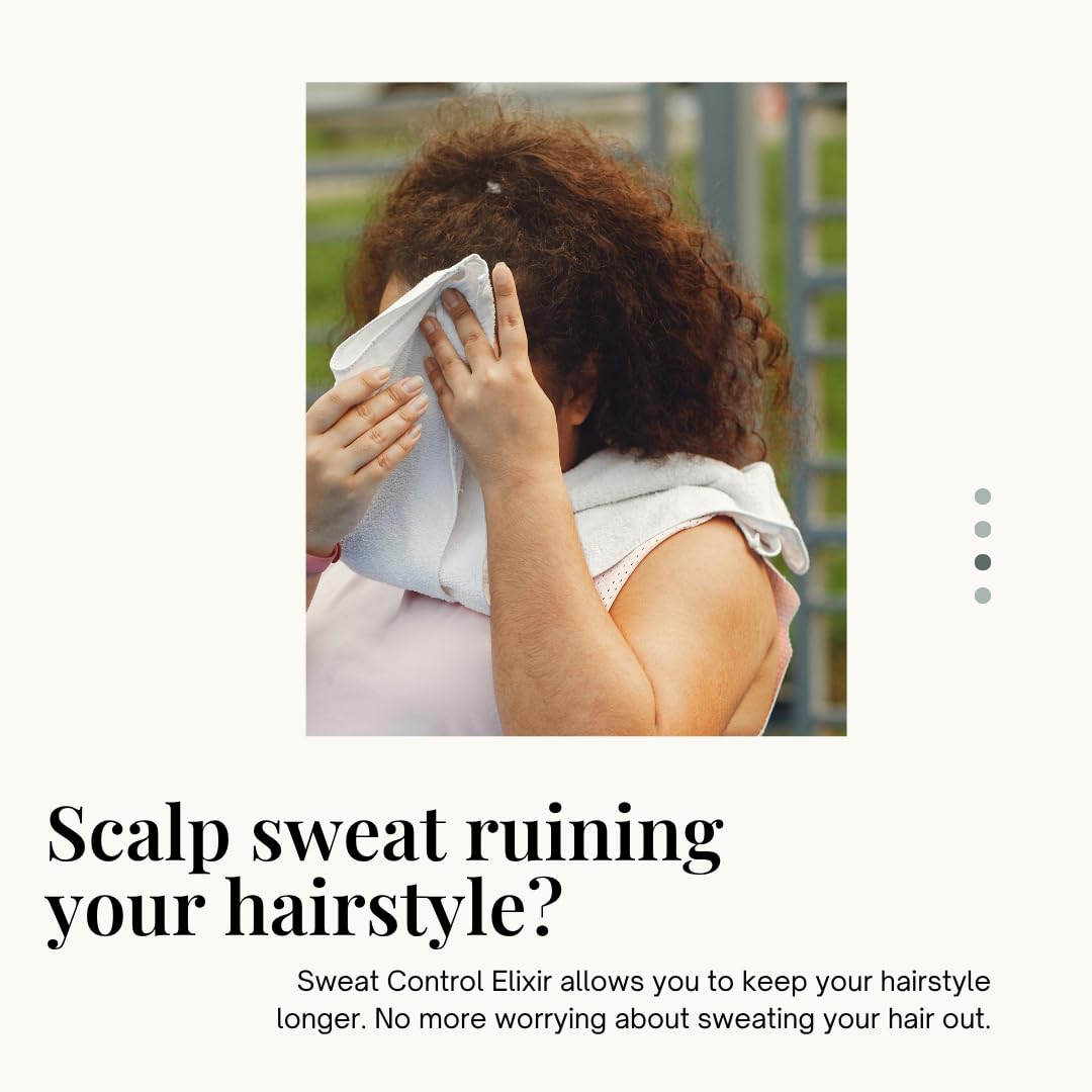 by L. Jones application on scalp demonstration for targeted sweat control