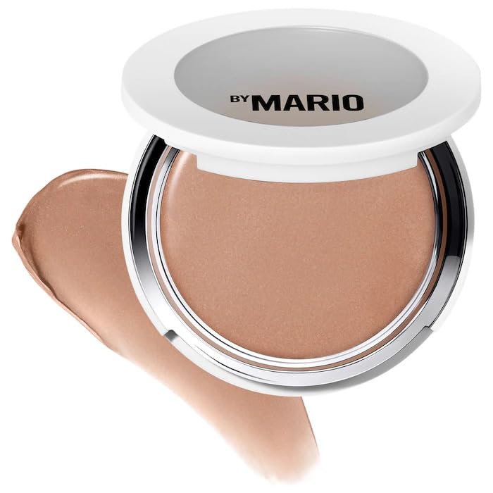 BY MARIO product front compact showing packaging and shade benefits