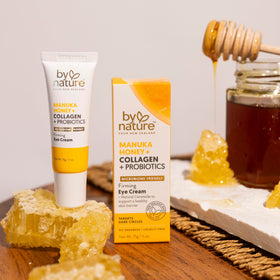By Nature open jar with creamy texture demonstrating rich hydration
