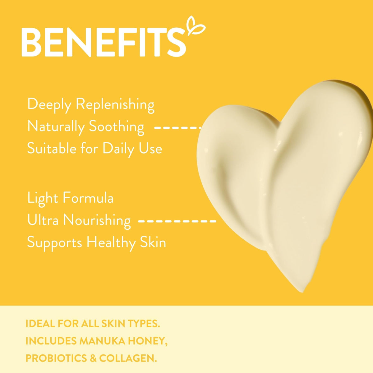 By Nature open jar texture close-up showing smooth cream for easy absorption