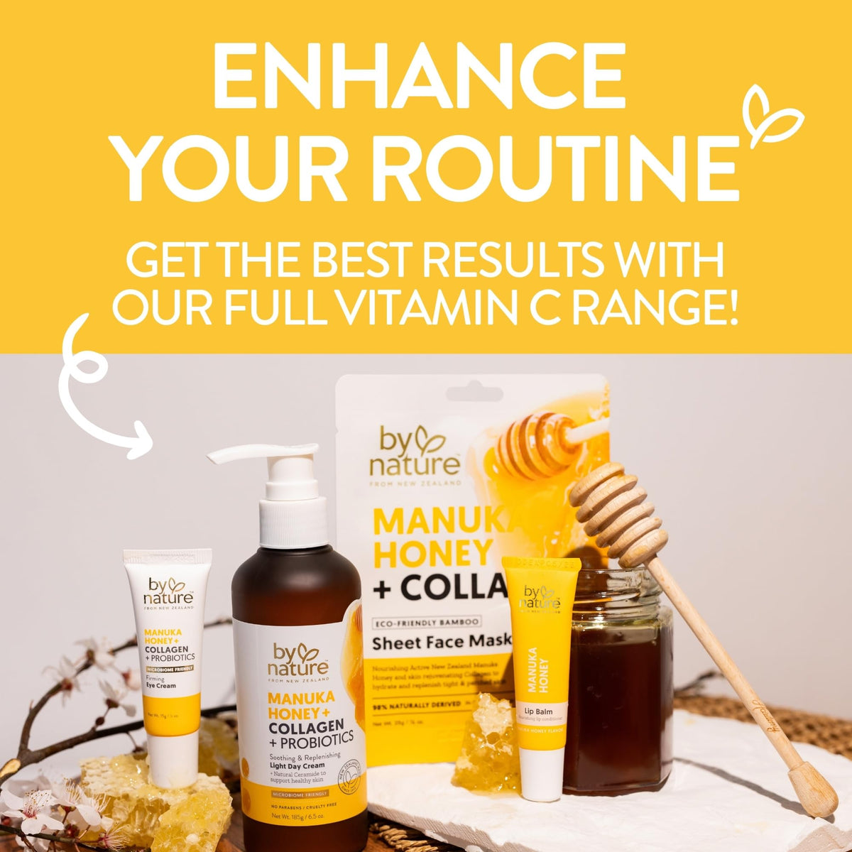 By Nature cream next to coin to show 6.5 oz size and travel-friendly amount