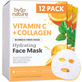 By Nature front packaging showing pack of 12 masks and key benefits