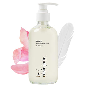 By Rosie Jane front bottle showing label and clean design for daily gentle cleansing