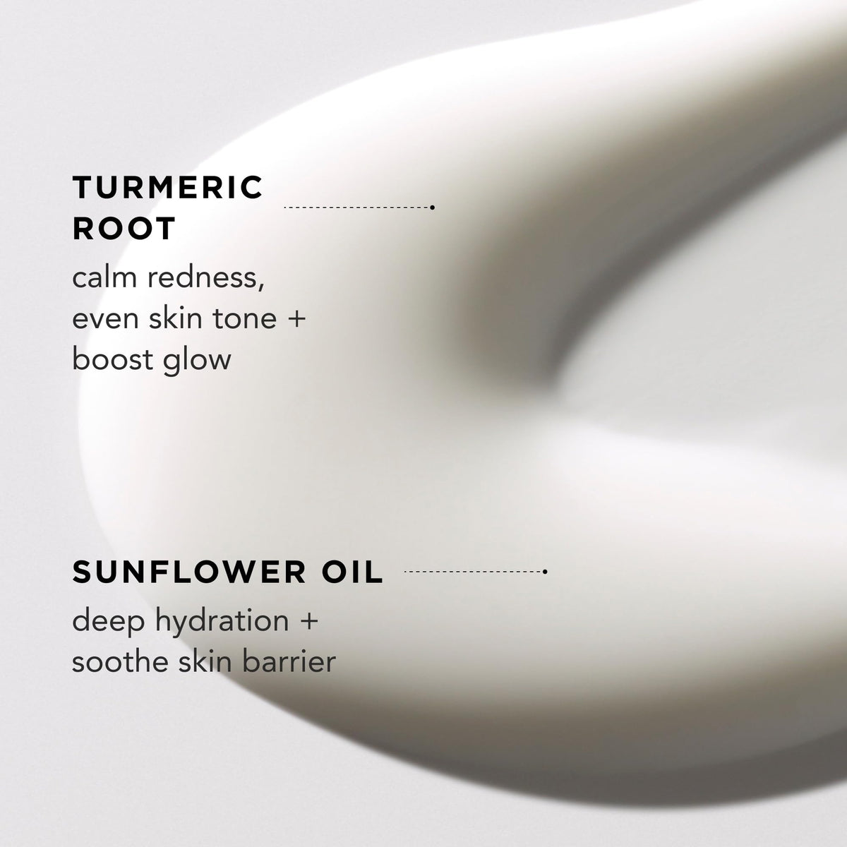 By Rosie Jane ingredients label view showing aloe, turmeric, and cucumber hydrosol benefits