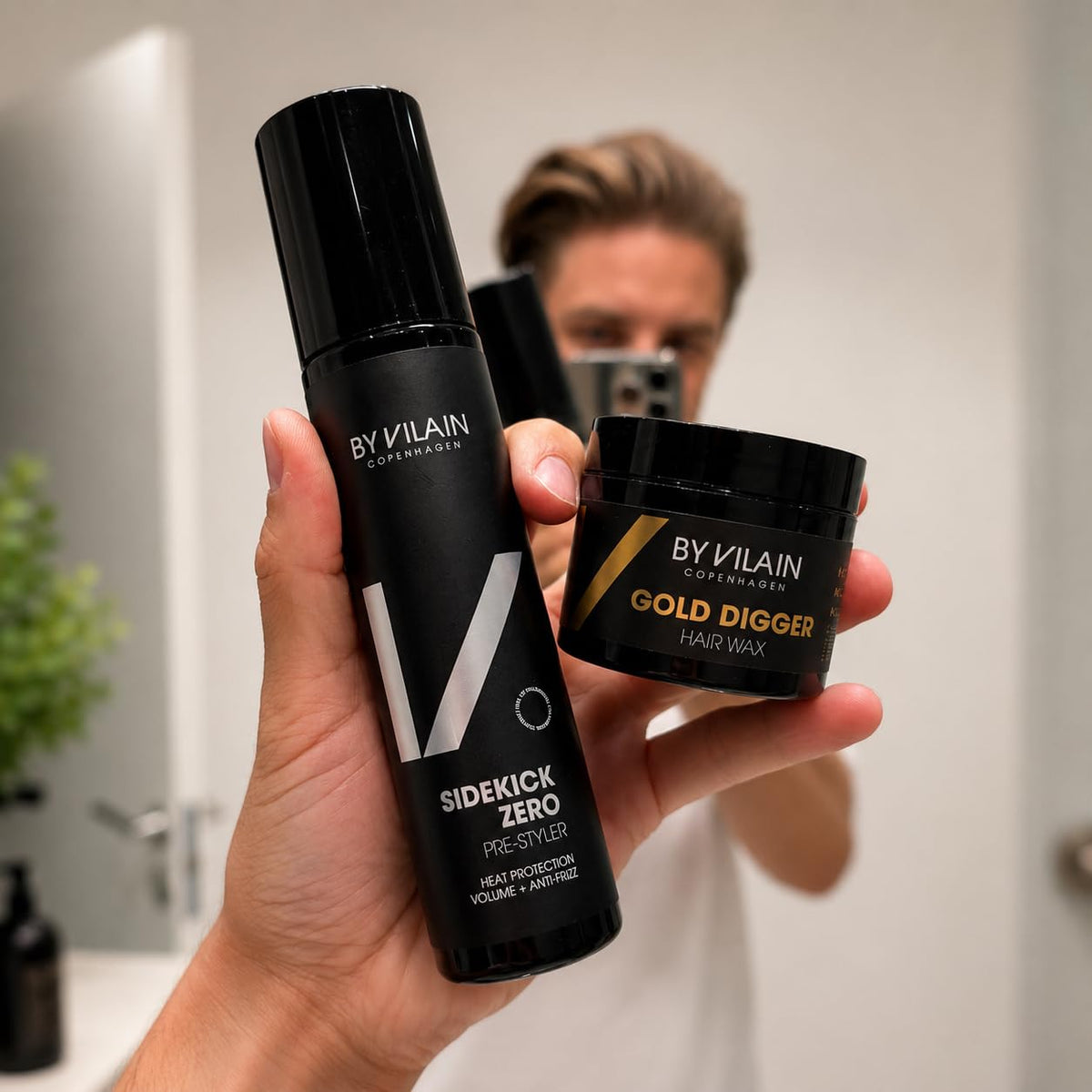 By Vilain lifestyle barbershop scene illustrating professional use
