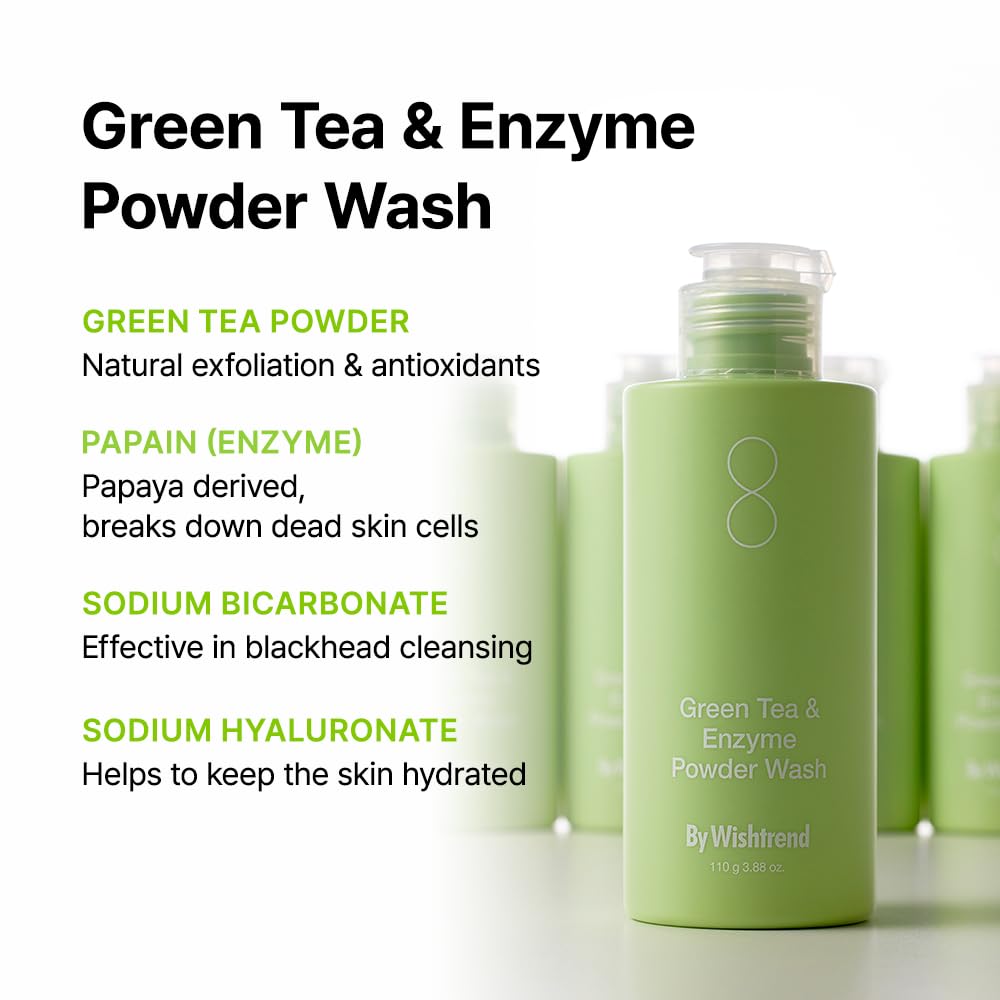 BY WISHTREND bottle label close-up highlighting ingredients and claims