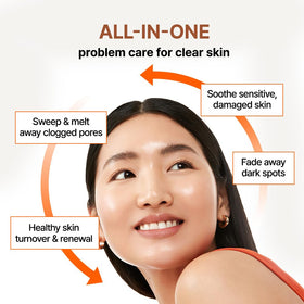 By Wishtrend toner on cotton pad demonstrating easy application and exfoliation