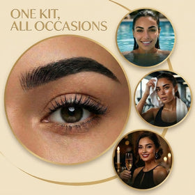 BYAYW before-and-after lashes and brows showcasing fuller, natural-looking results