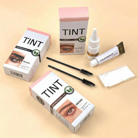 BYAYW model with tinted brows and lashes showing subtle, low-maintenance finish
