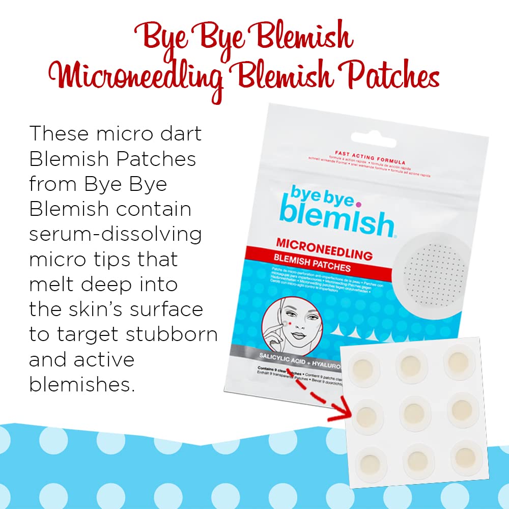 Bye Bye Blemish close-up texture of clear hydrocolloid patch for targeted absorption