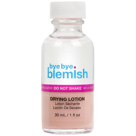 Bye Bye Blemish front bottle showing product and brand, clear overnight spot care