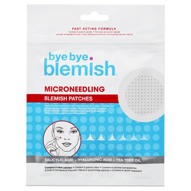 Bye Bye Blemish front packaging showing nine clear patches and benefits