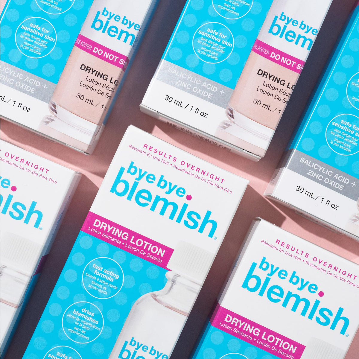 Bye Bye Blemish in bedside routine scene illustrating easy overnight use