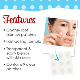 Bye Bye Blemish patch worn under makeup for discreet daytime blemish care