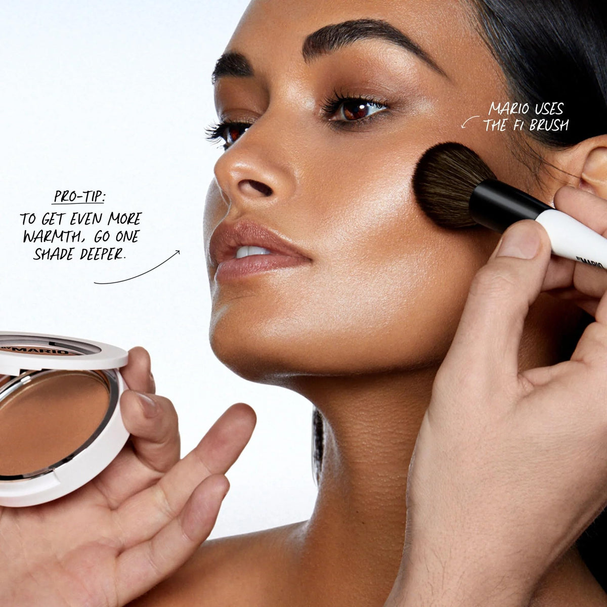 BY MARIO close-up of balm texture for smooth blending