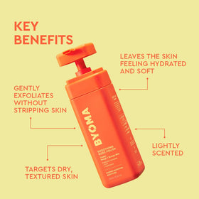 BYOMA in-shower application demonstrating easy use and instant smoothing