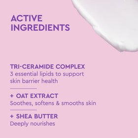 BYOMA bottle label detail highlighting Tri-Ceramide Complex and benefits