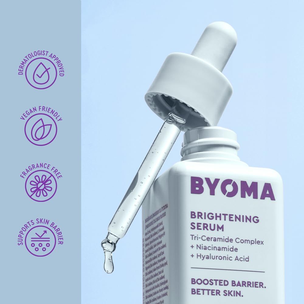 BYOMA illustration of tri-ceramide complex indicating barrier repair support