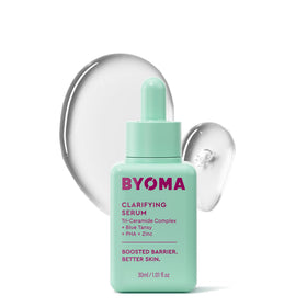BYOMA front bottle clean label shows calming barrier-repair benefits