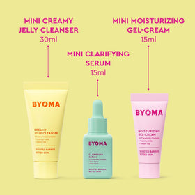 BYOMA creamy jelly cleanser texture close-up demonstrating gentle hydration benefit