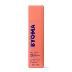 BYOMA front bottle showing clean design and quick hydration benefit