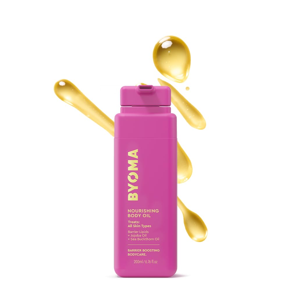 BYOMA front bottle view showing sleek packaging and hydration benefit