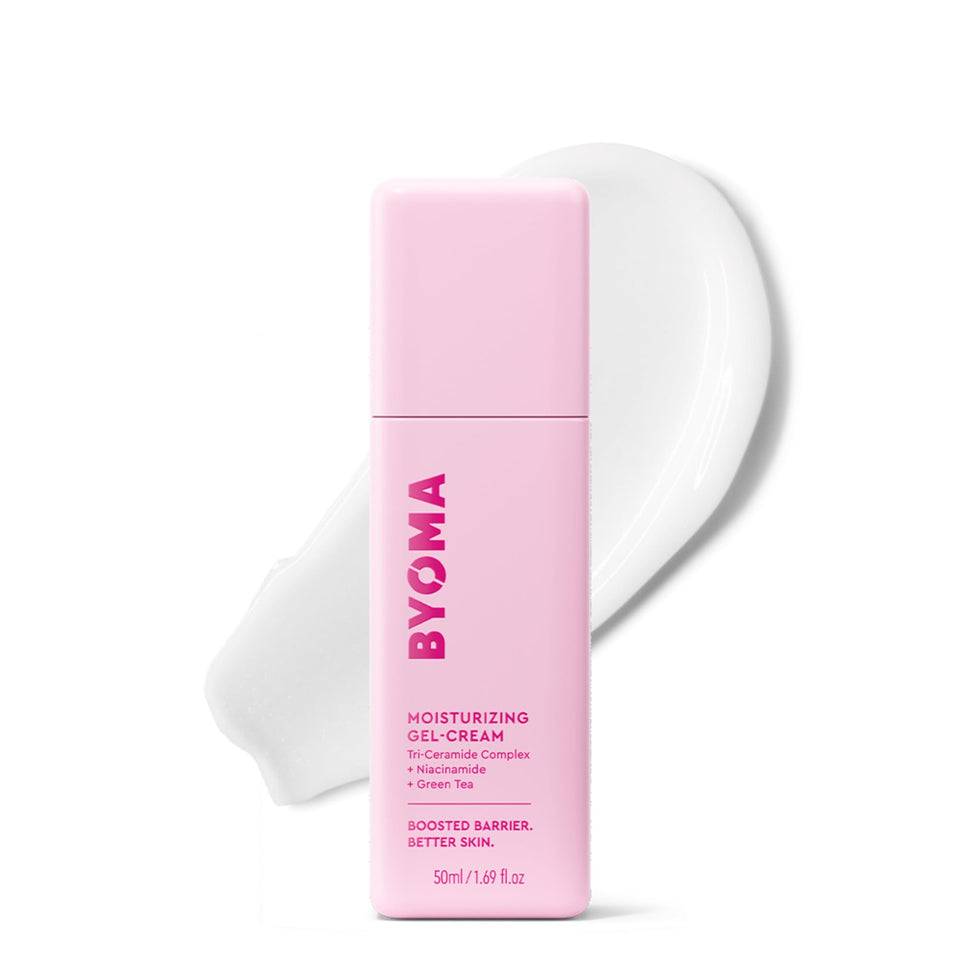 BYOMA front packaging showing label and compact jar for clear product ID