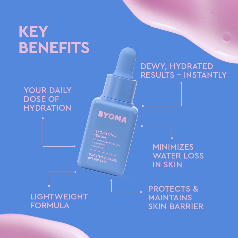 BYOMA moisturizing gel cream texture close-up showing lightweight hydrating finish