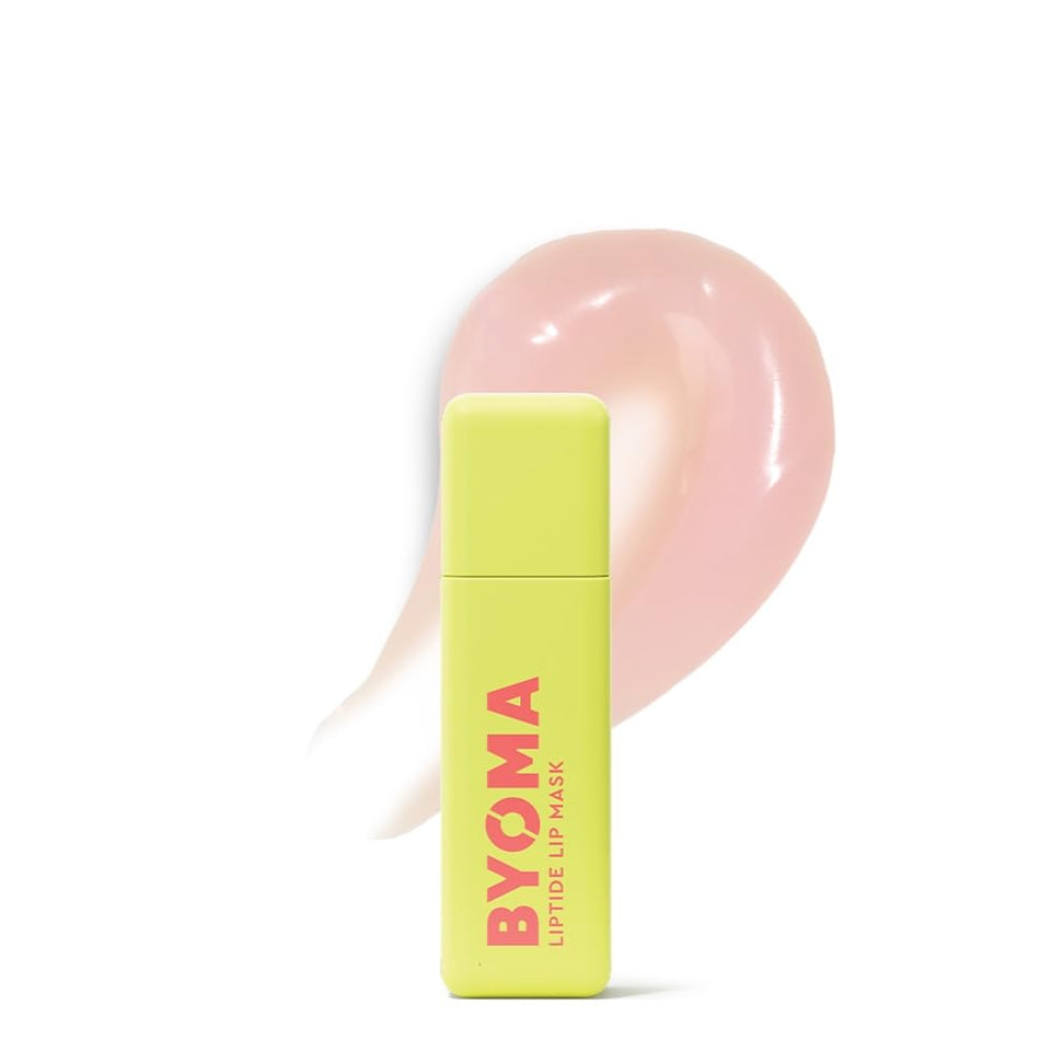 BYOMA front jar shot showing compact lip mask packaging and clear labeling