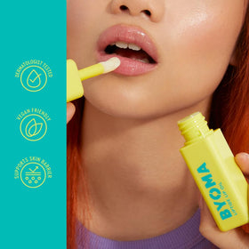 BYOMA Liptide with avocado and tamanu illustrating nourishing oil ingredients