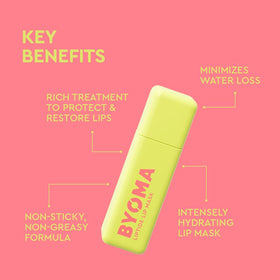 BYOMA open jar top view revealing smooth balm surface and rich formula