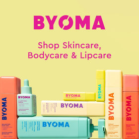 BYOMA layering with concealer demonstrating smooth makeup compatibility benefit