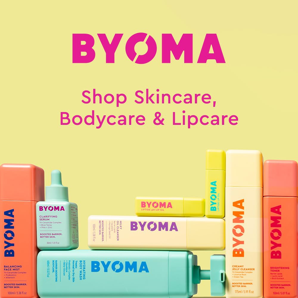 BYOMA cleanser staged in a bathroom setting to show routine and calming ritual