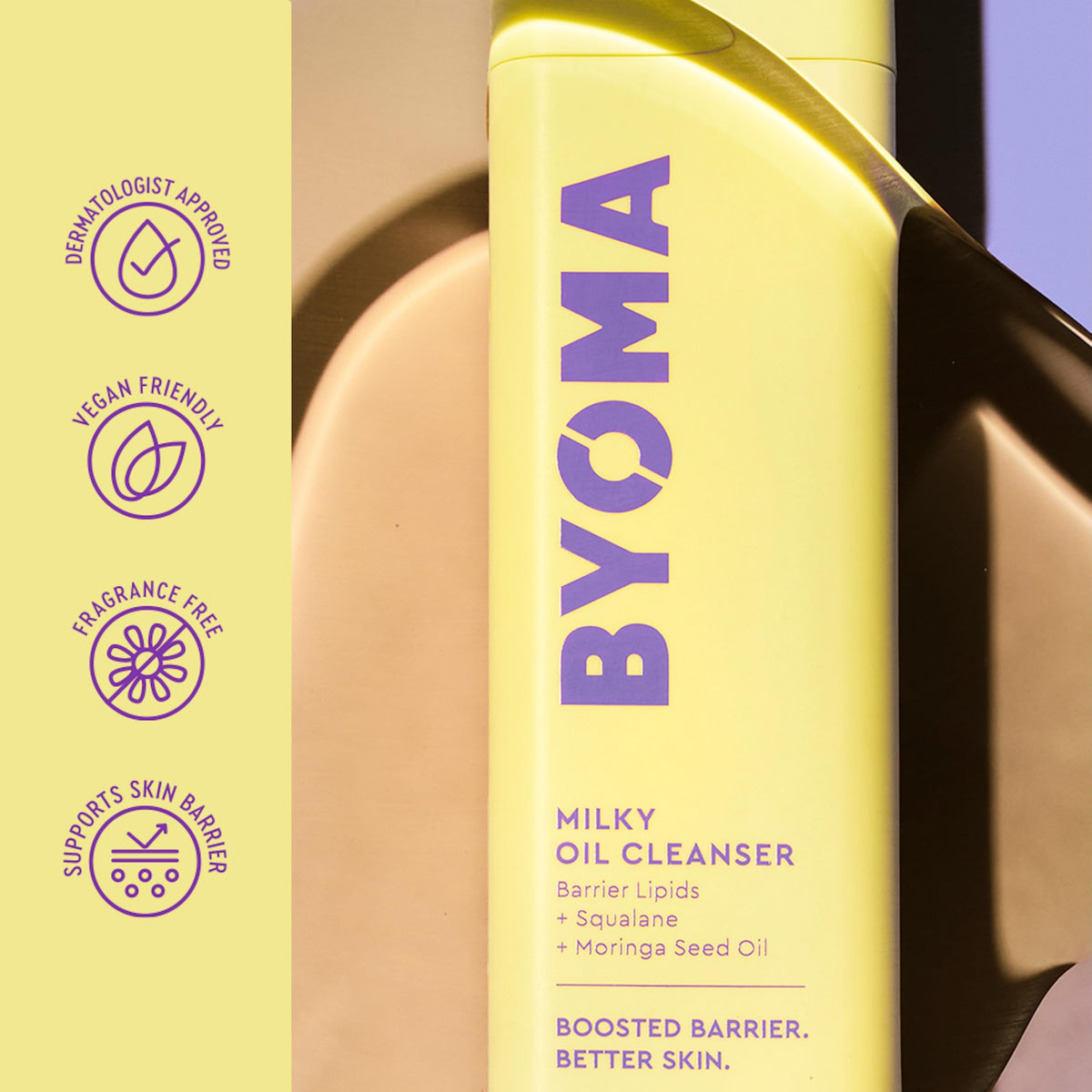 BYOMA ingredient close-up of moringa seed oil highlighting nourishing benefits