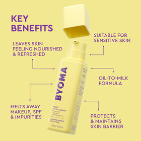 BYOMA close-up of milky-drop texture showing smooth, hydrating formula benefit