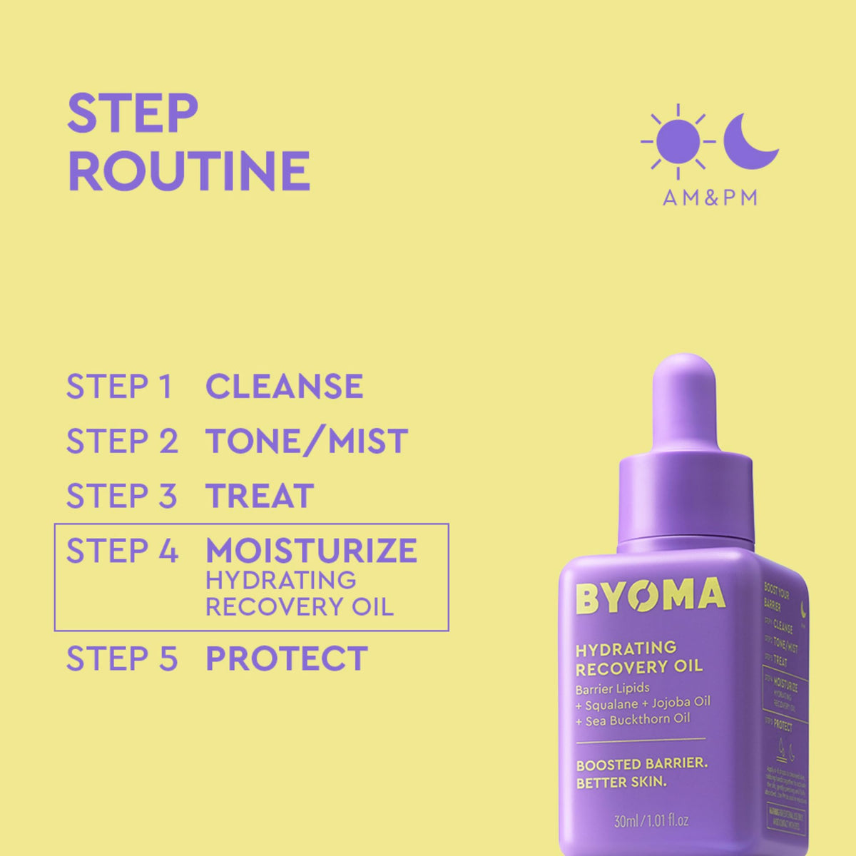 BYOMA applied to model’s cheek showcasing natural glowy finish