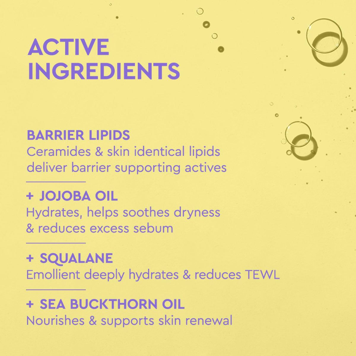 BYOMA label close-up showing ingredient list and barrier support