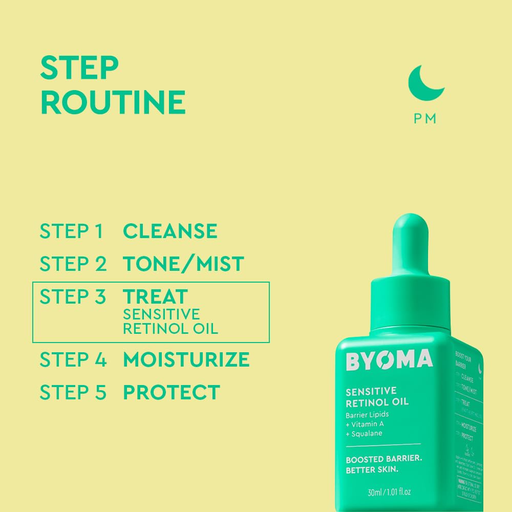 BYOMA with squalane visual emphasizing hydration and barrier support