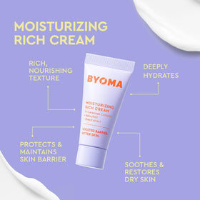 BYOMA product lineup on marble surface showing complete three-step routine