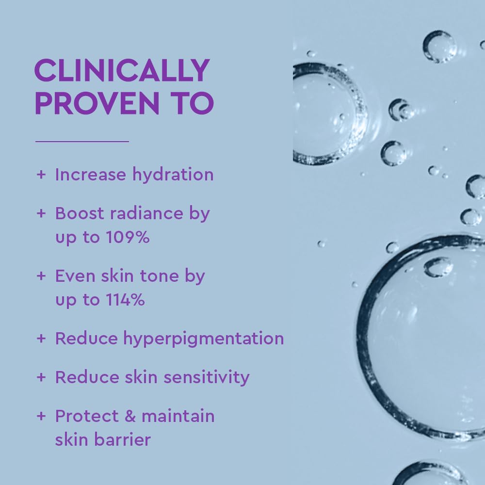 BYOMA dropper dispensing hyaluronic serum texture for visible hydration benefit