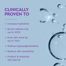 BYOMA dropper dispensing hyaluronic serum texture for visible hydration benefit
