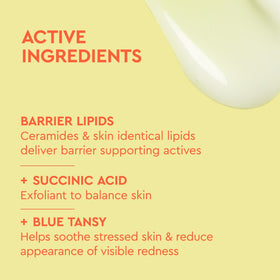 BYOMA applying serum to arm demonstrating fast absorption benefit