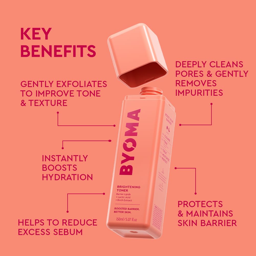 BYOMA texture dispensed drops demonstrating lightweight consistency and quick absorbency